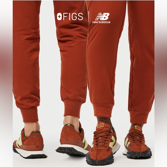 Figs New Balance Red and Green Sneakers - Picture 10 of 12